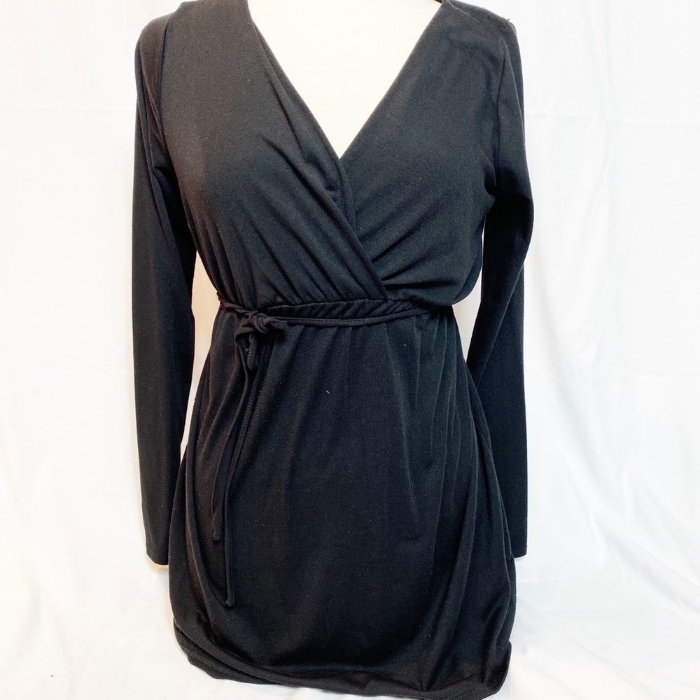 Maternity black blouse